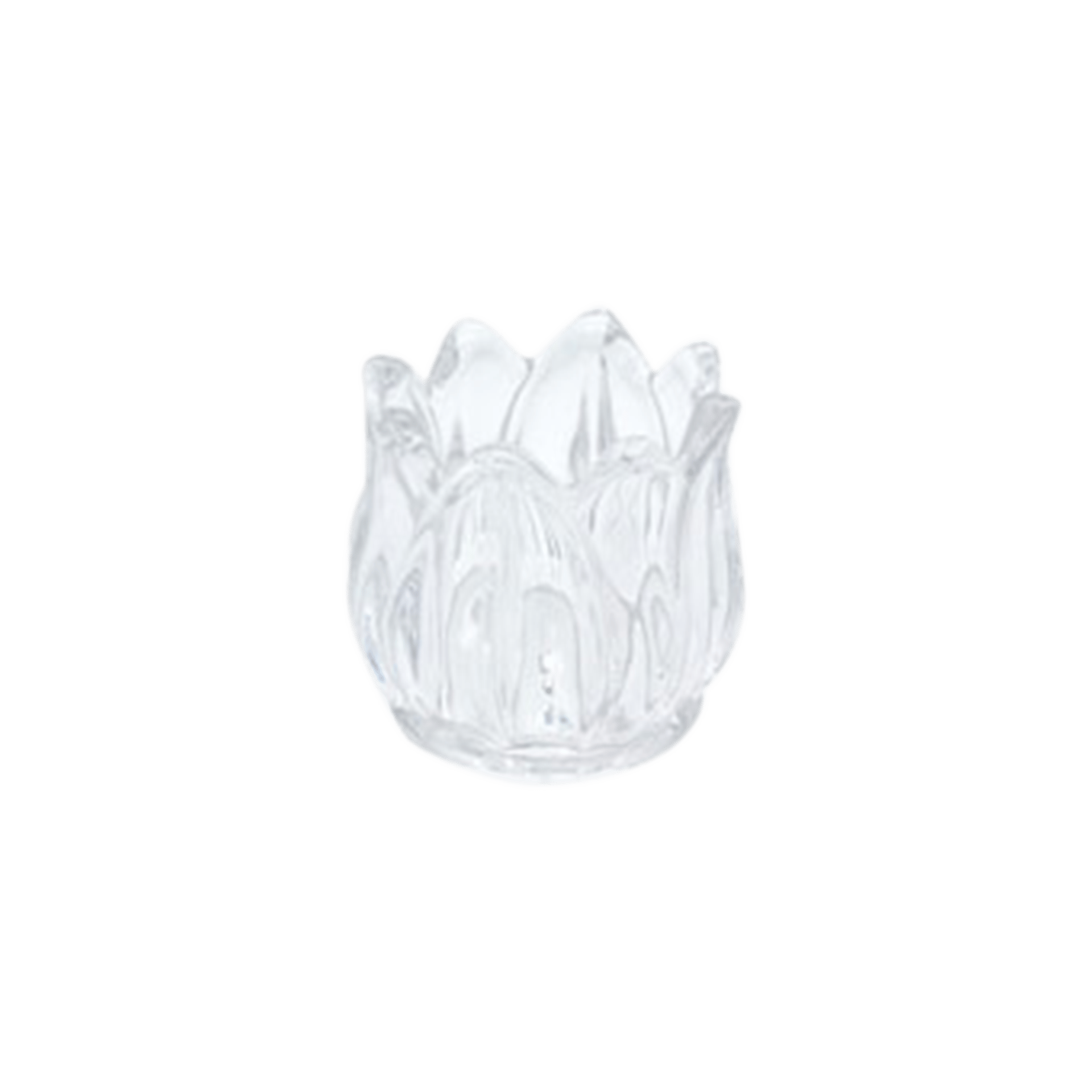 Teelichthalter Tulipa clear