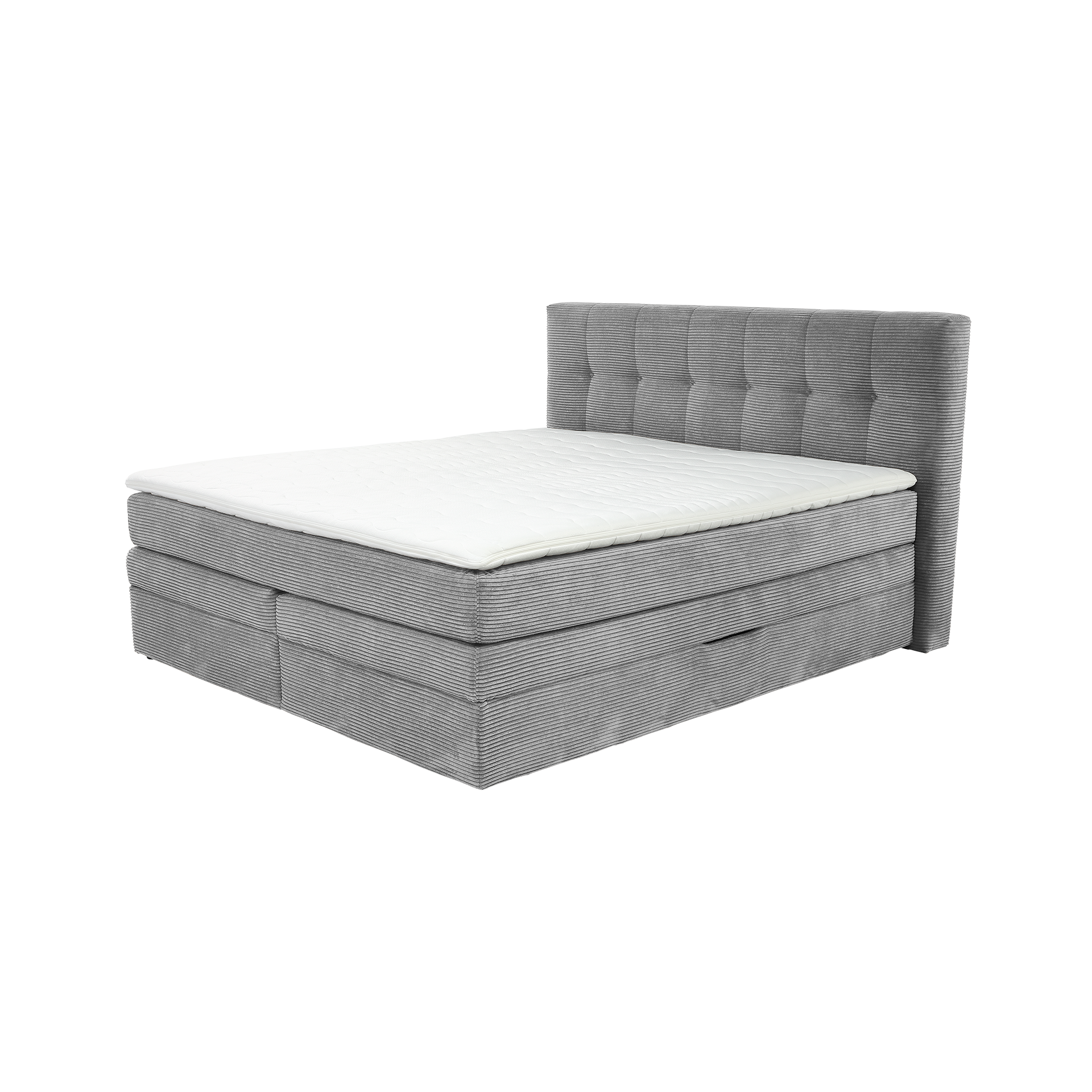 Boxspringbett Arny Grau 180x200 cm Boxspringbett Arny Grau 180x200 cm