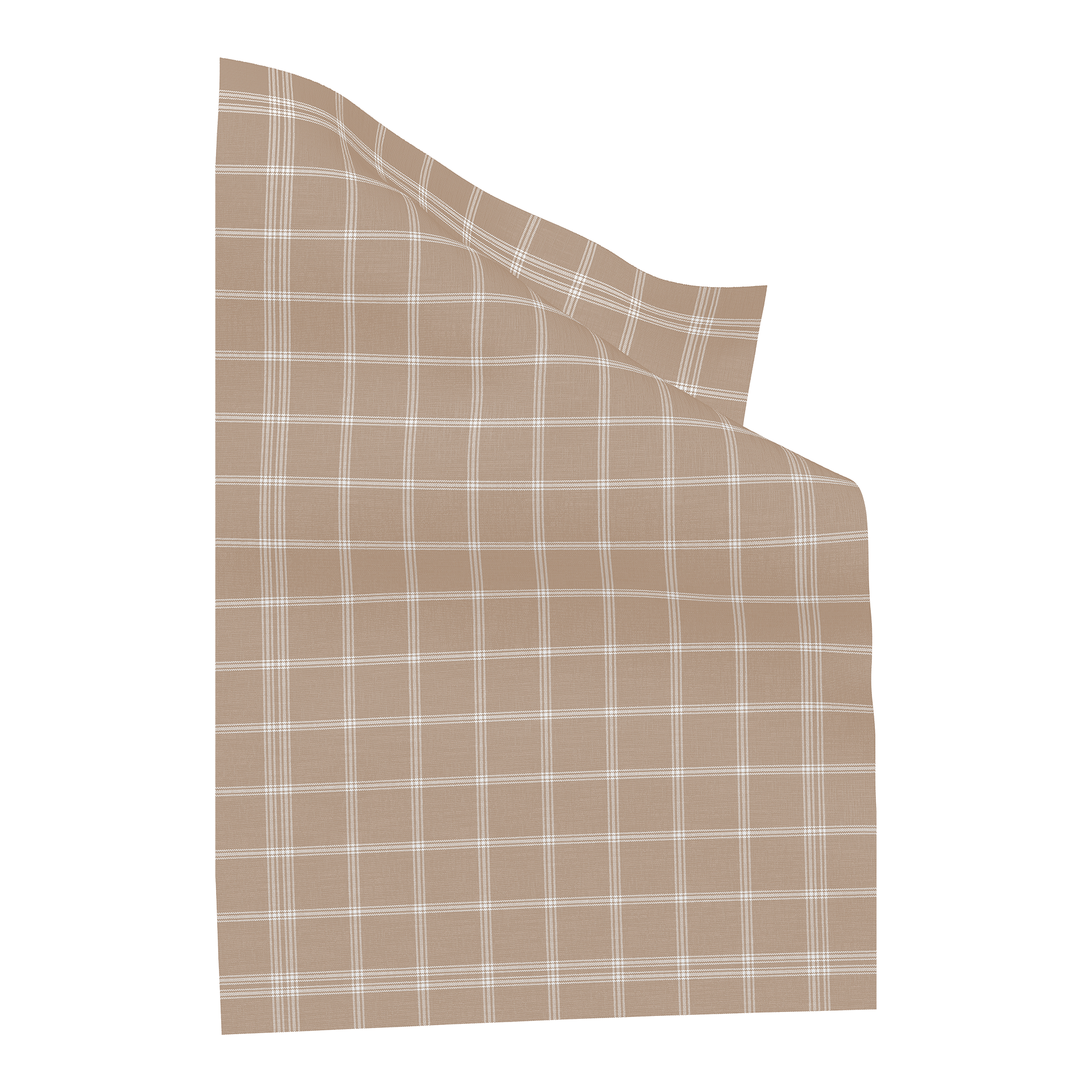 Geschirrhandtuch Scandic Karo Beige 50x70