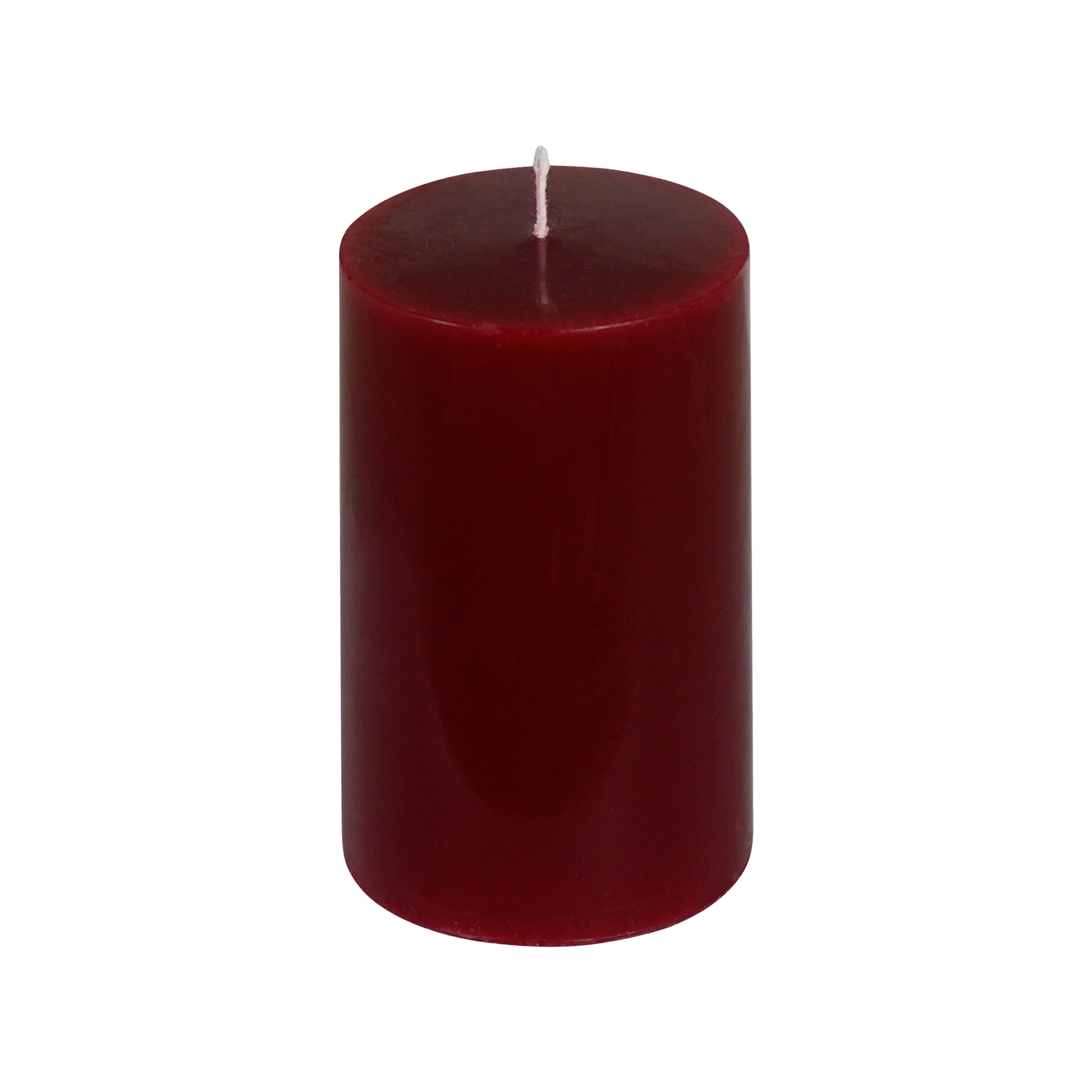 Kerze Blossom Weinrot