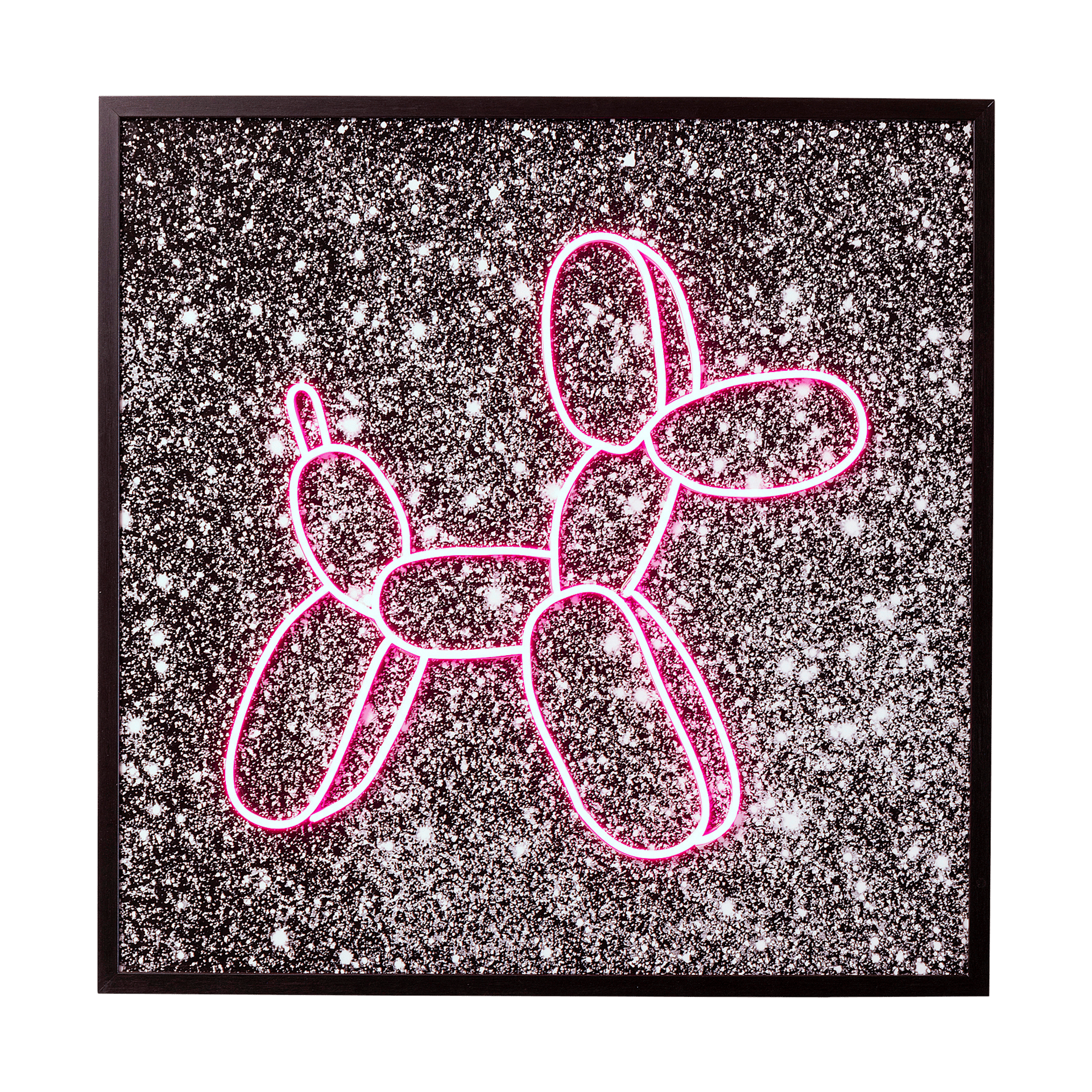 Kare Bild Balloon Dog Grau