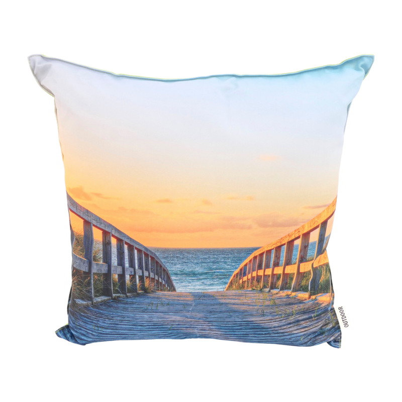 Outdoor-Kissen Maritim Mehrfarbig 45x45cm