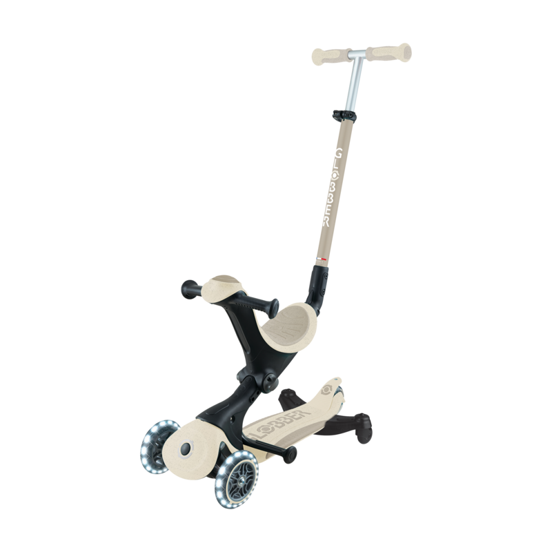 Scooter Globber Go-Up Deluxe Lights Kokos weiss