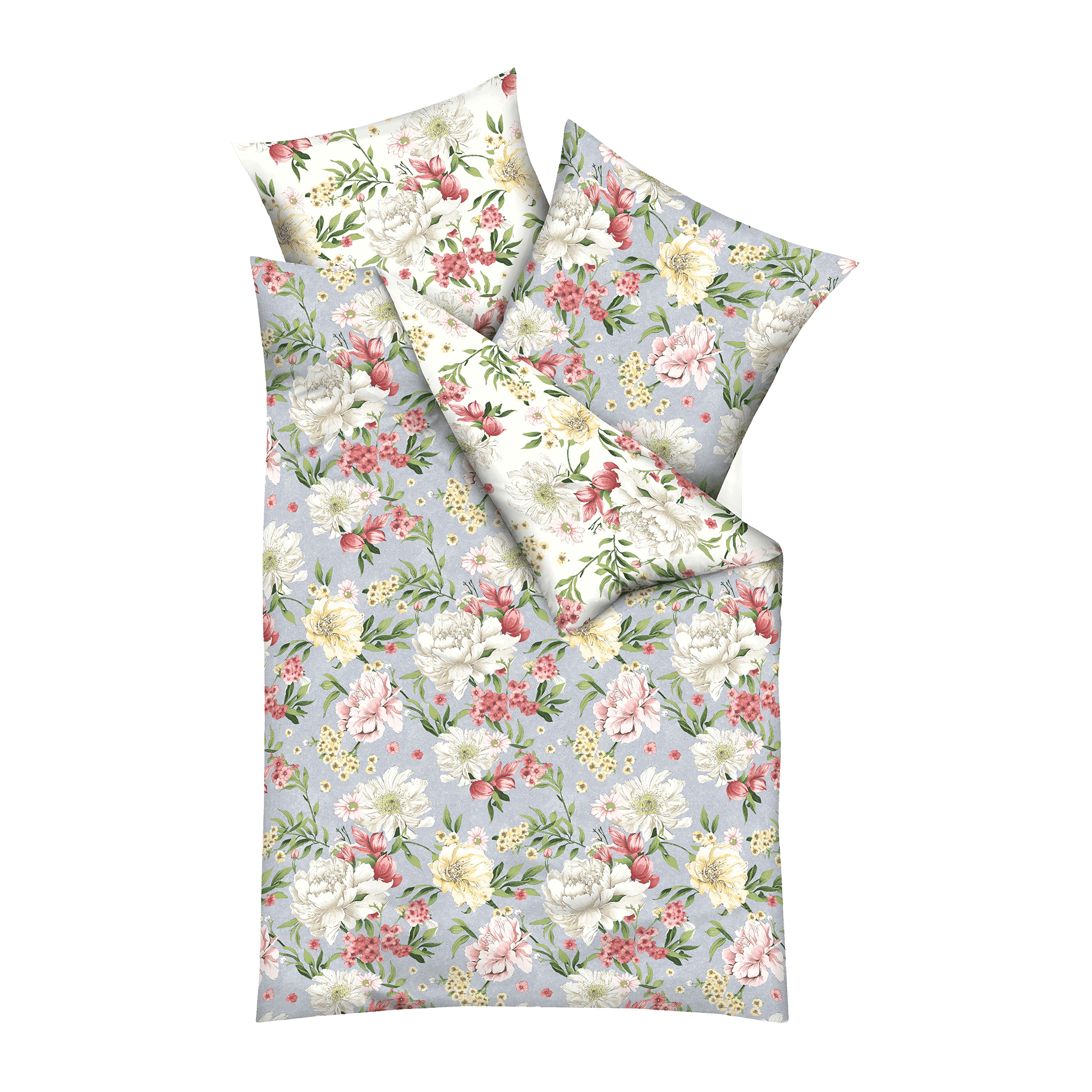 Satin Bettwäsche Flirtation Taube 135x200cm Satin Bettwäsche Flirtation Taube 135x200cm