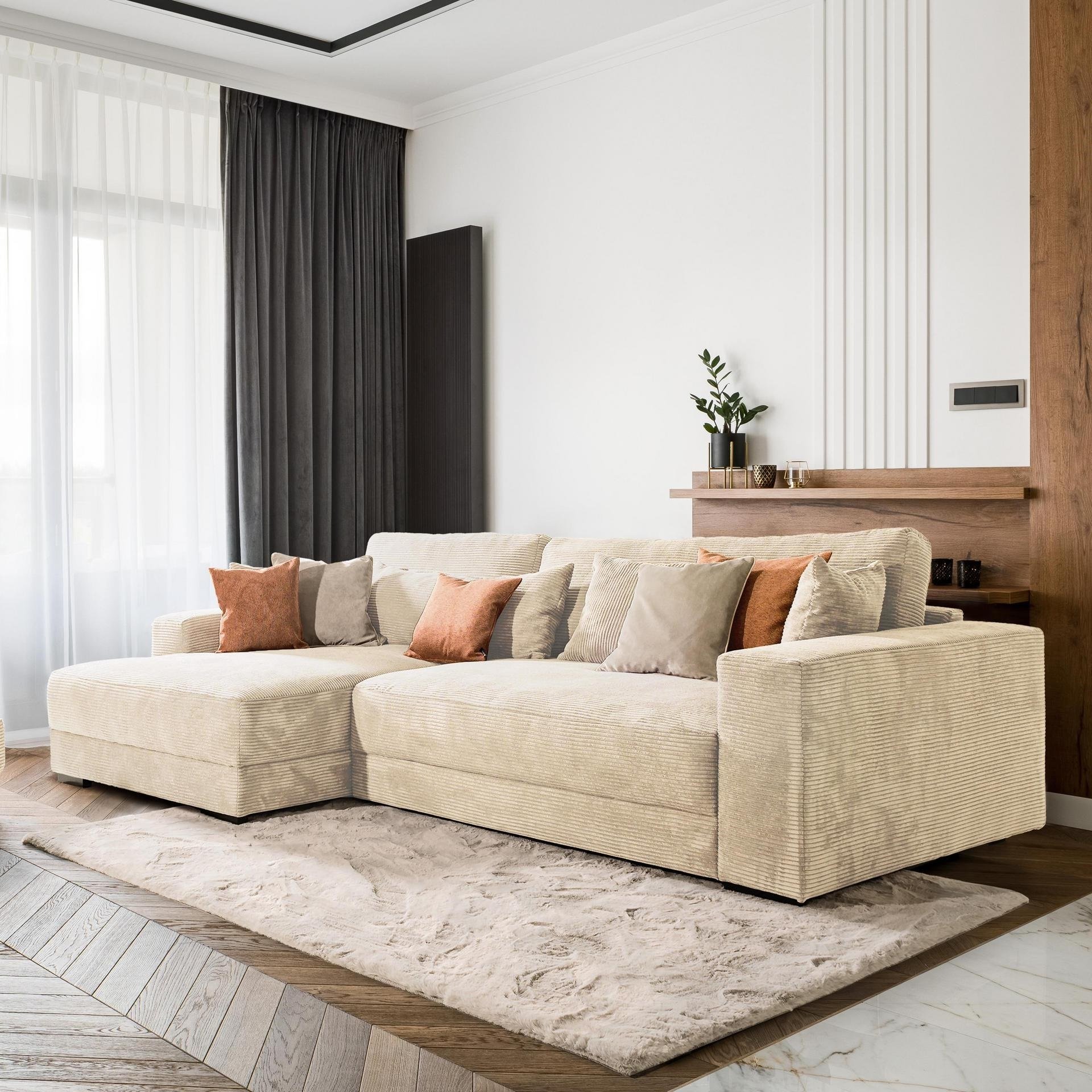Ecksofa Mirella Beige Ecksofa Mirella Beige