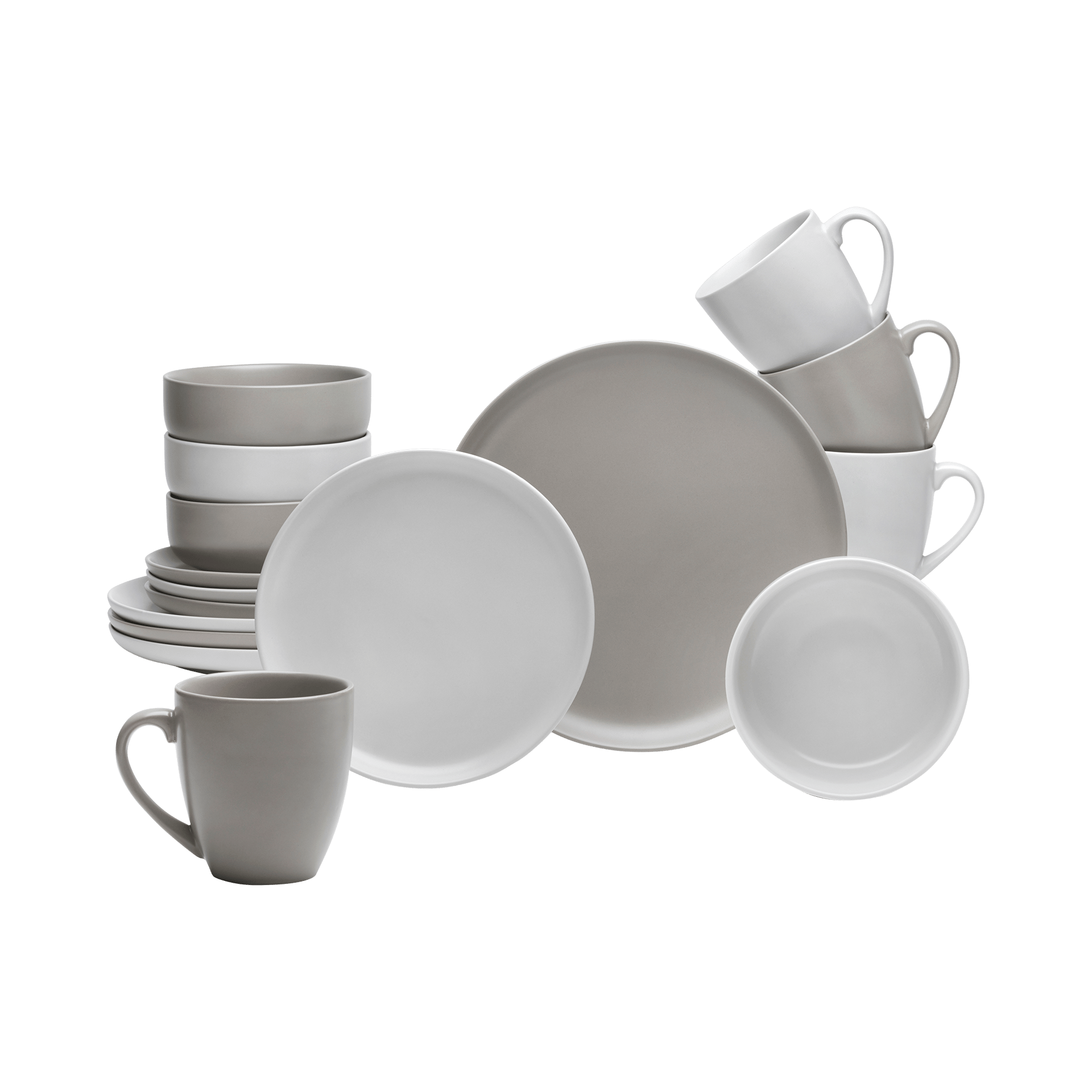Kombiservice Stockholm 16-teilig sand taupe Kombiservice Stockholm 16-teilig sand taupe