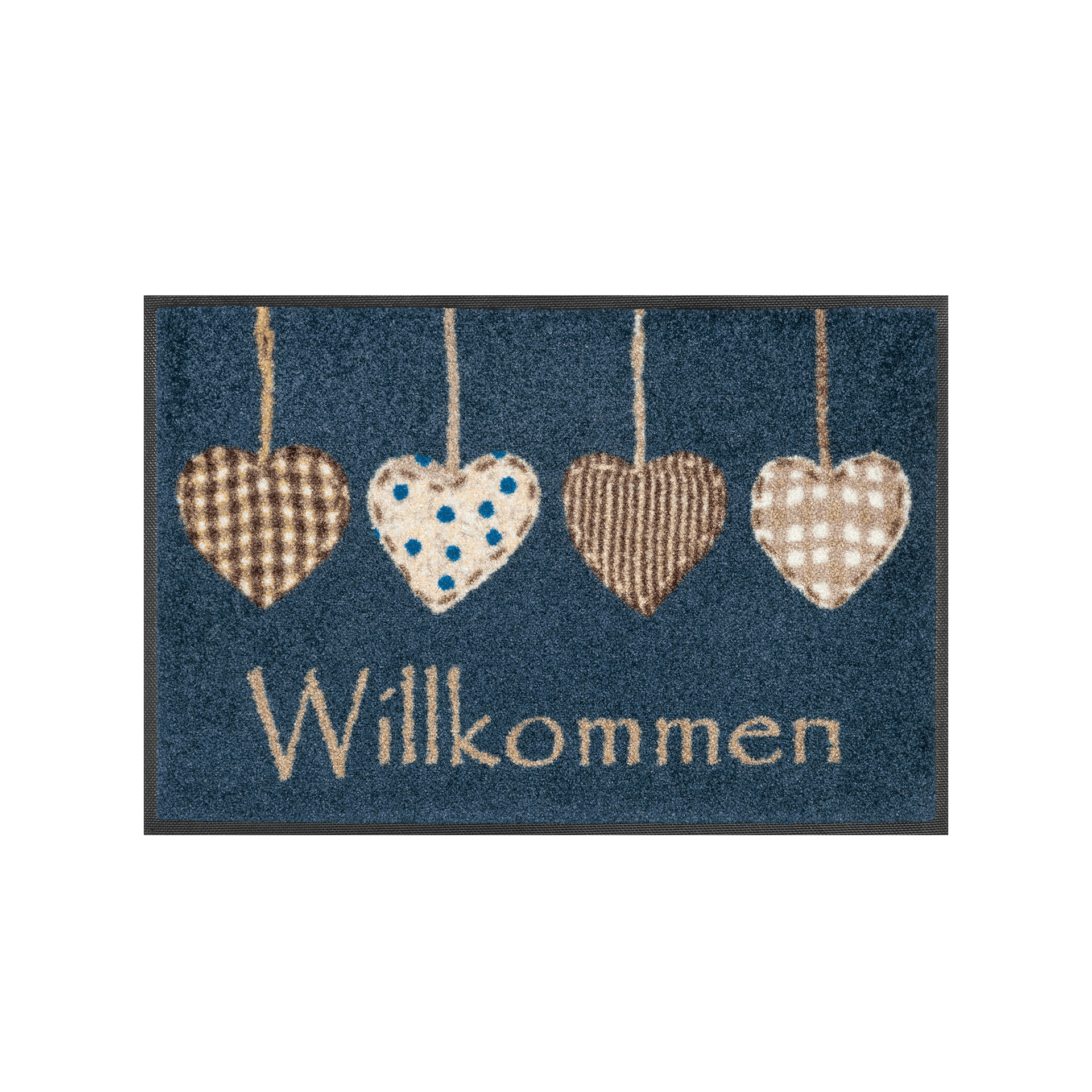 Fußmatte Cottage Hearts 40x60 Bunt