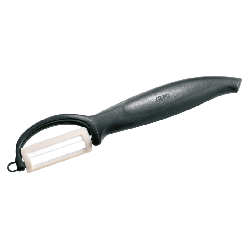 Gefu Schäler Ceramo Schwarz-Silber