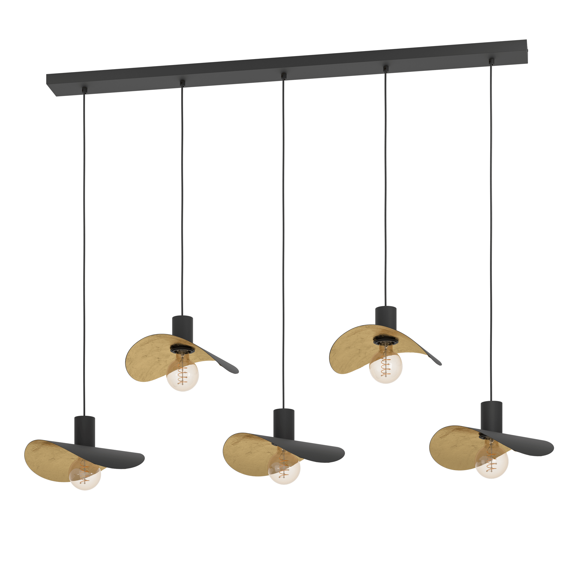 Pendelleuchte SACEDA Gold Schwarz Pendelleuchte SACEDA Gold Schwarz