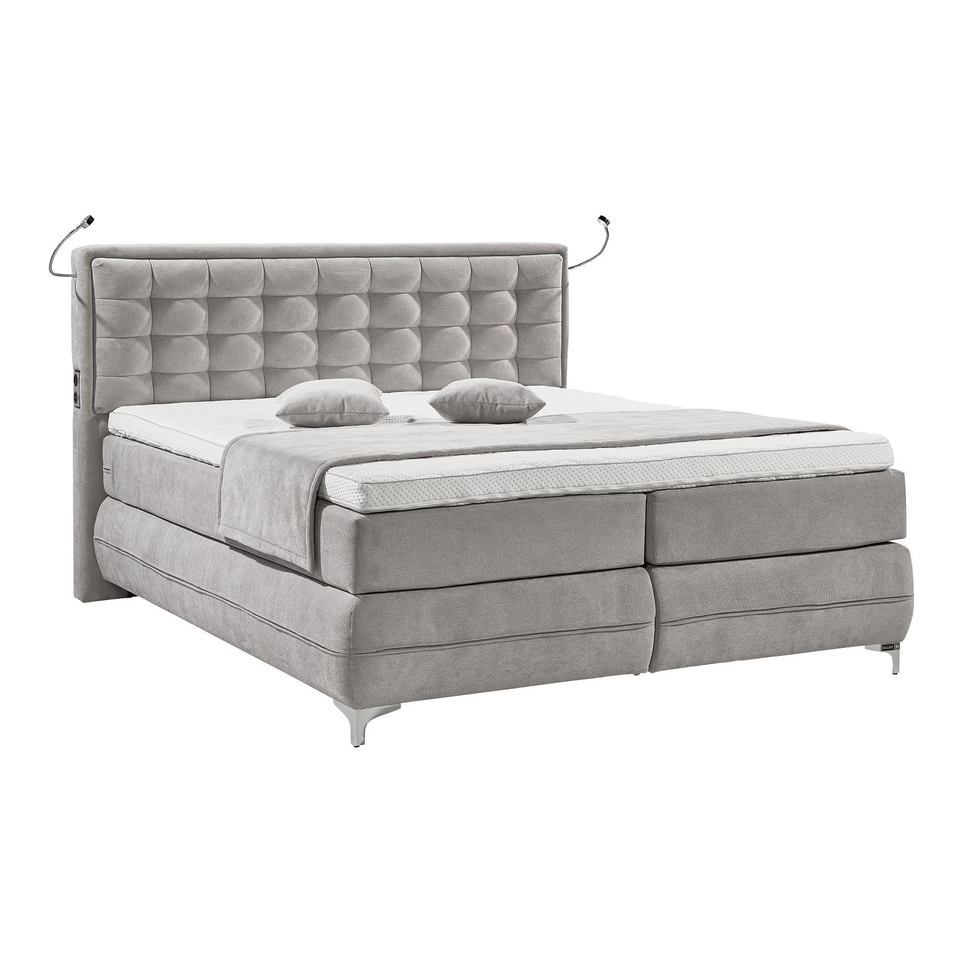 Musterring Boxspringbett Dubai Grau 180x200 cm