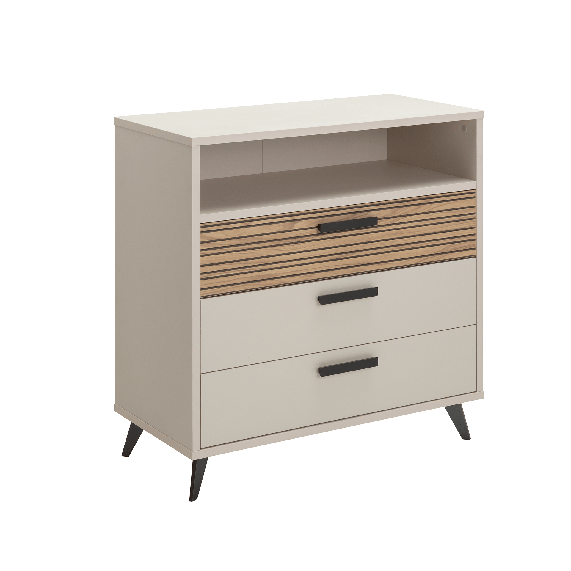 Kommode Brüssel Griff Schwarz Absetzung Stripped Wood Front Cashmere Korpus Cashemere Kommode Brüssel Griff Schwarz Absetzung Stripped Wood Front Cashmere Korpus Cashemere