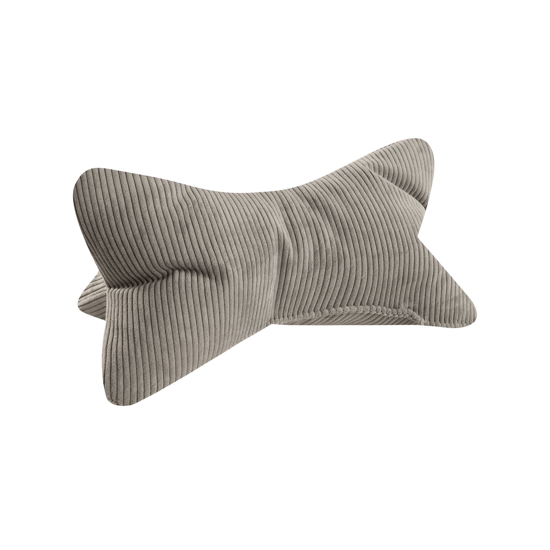 Kissen Leseknochen Inga grau 44x22cm Kissen Leseknochen Inga grau 44x22cm