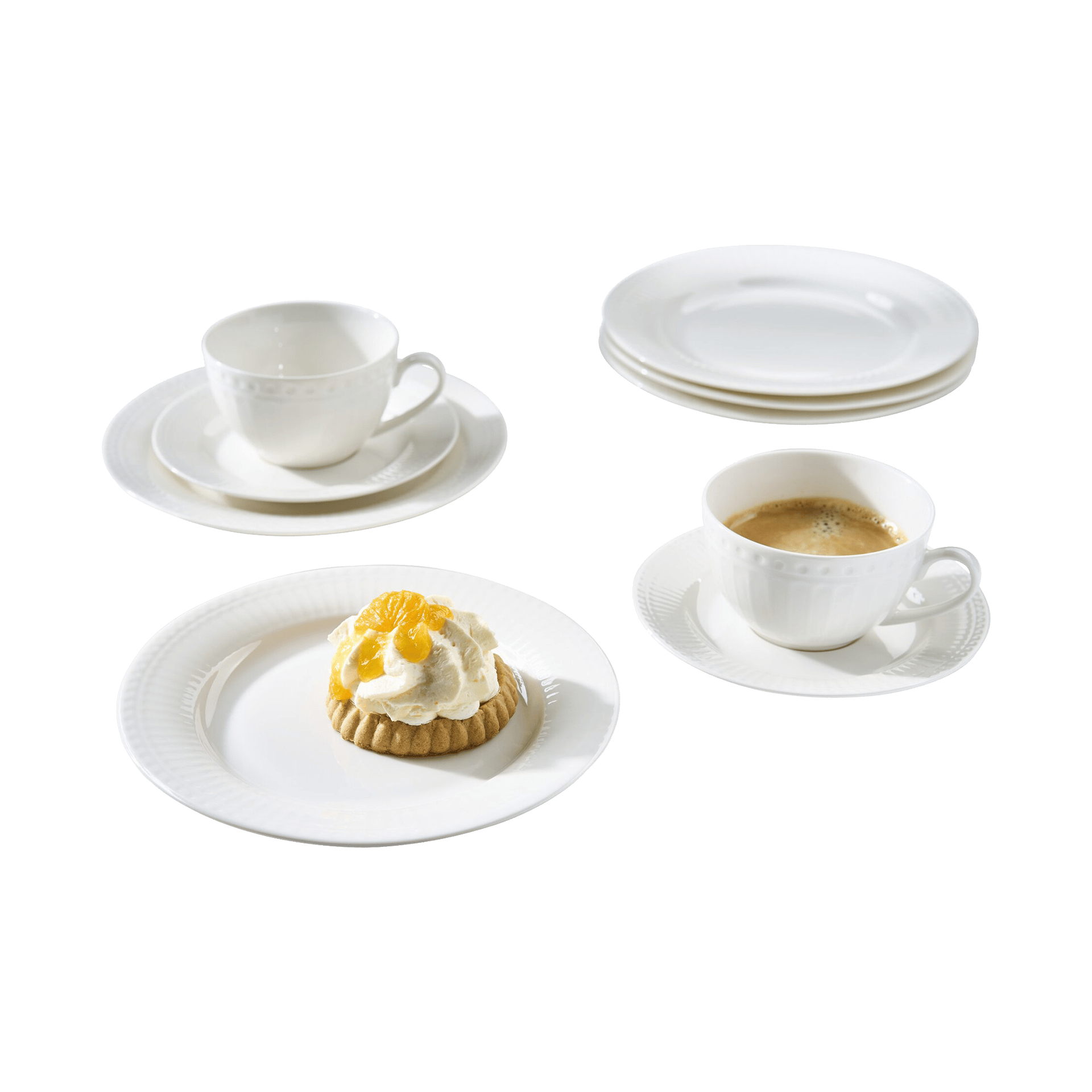 Kaffeeservice Sofia 18-teilig Weiß Kaffeeservice Sofia 18-teilig Weiß