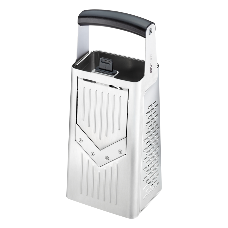 Gefu Reibe V-Cut Schwarz-Silber