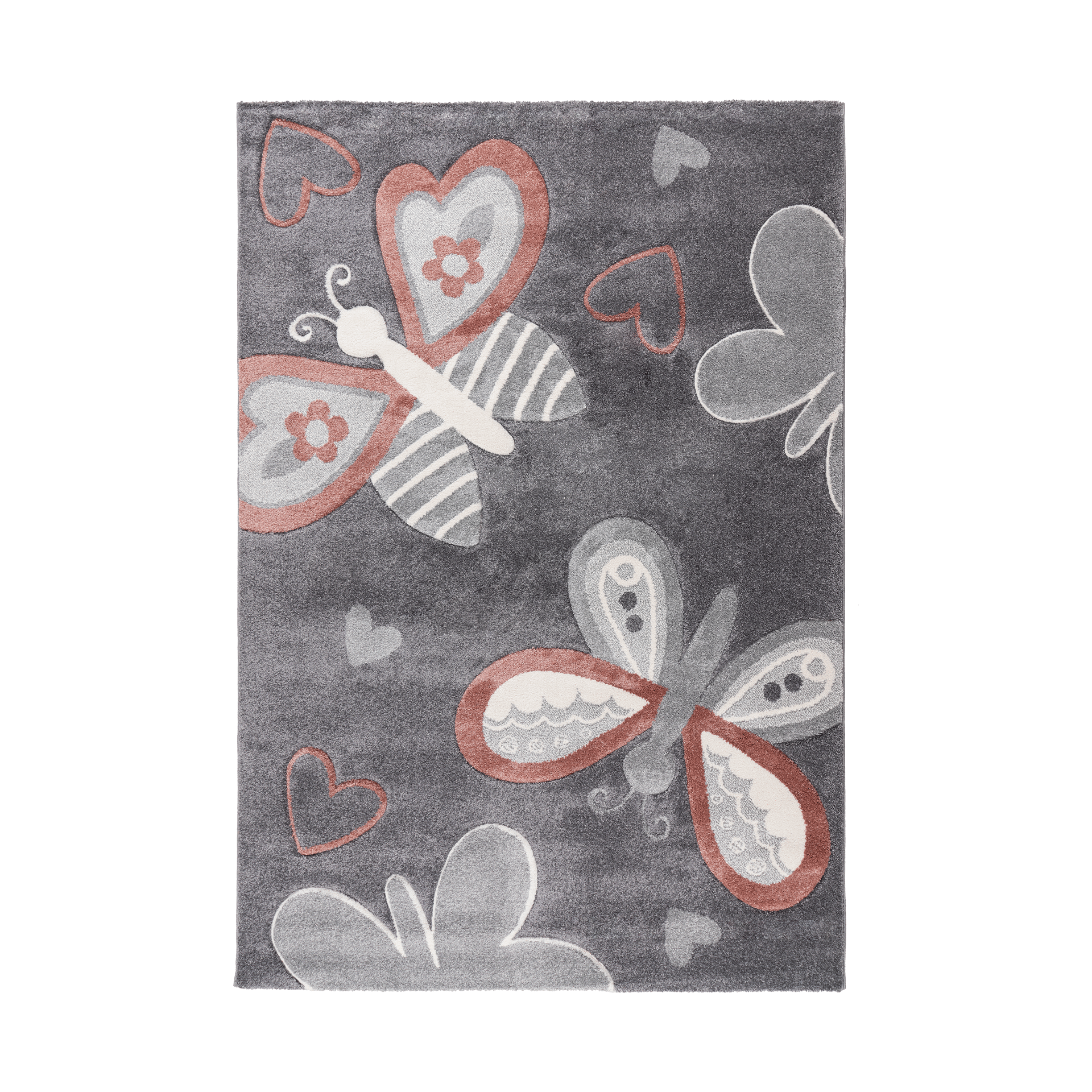 Kinderteppich Happy 120x170 Multi Schmetterling Kinderteppich Happy 120x170 Multi Schmetterling