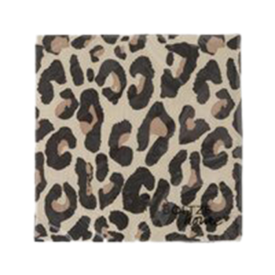 Serviette Leony Schwarz-Braun Serviette Leony Schwarz-Braun