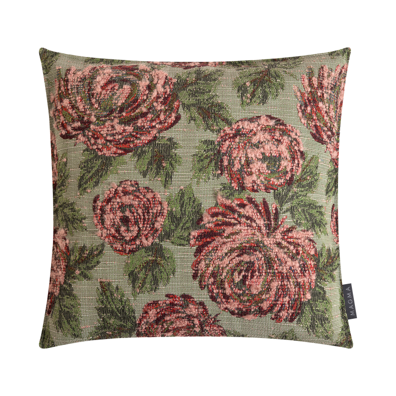 Kissenhülle Rosa Grün 45x45cm
