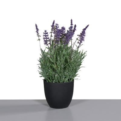 Kunstpflanze Lavendel grün/lila