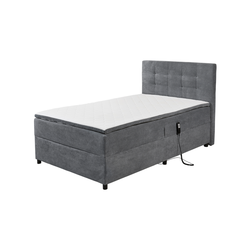 Boxbett Western Anthrazit mit Motor 120x200 cm Boxbett Western Anthrazit mit Motor 120x200 cm