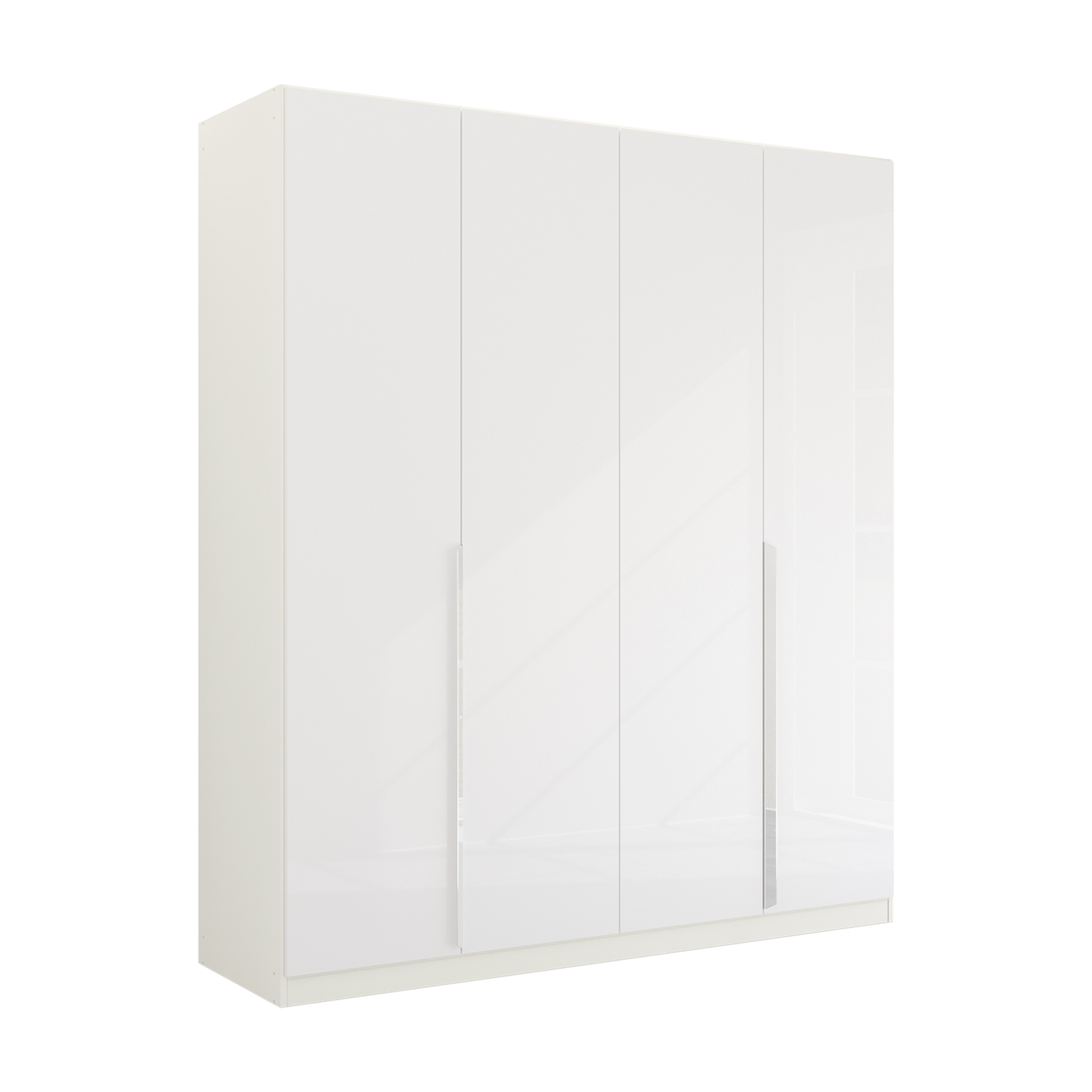 Drehtürenschrank Glam 4-türig Weiß 54*181*210