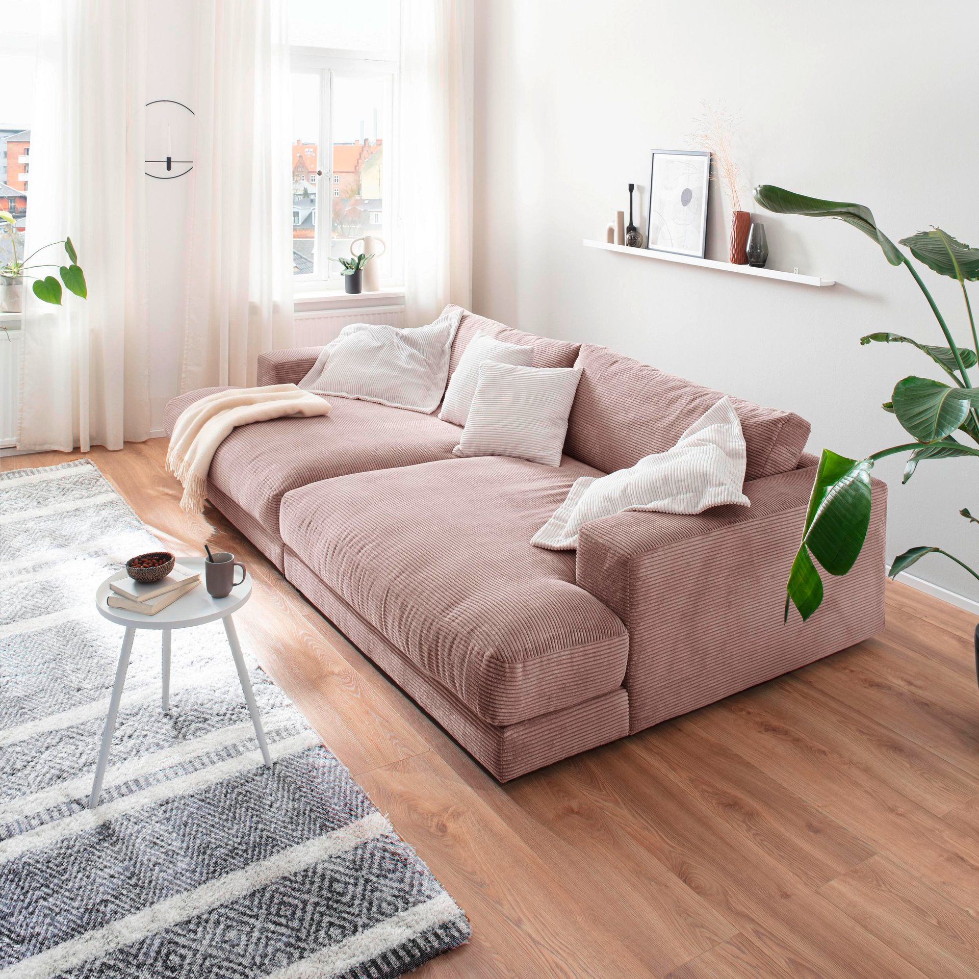 Bigsofa Selina XL Rosa online kaufen