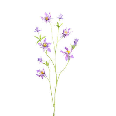 Kunstblume Akelei Lavendel