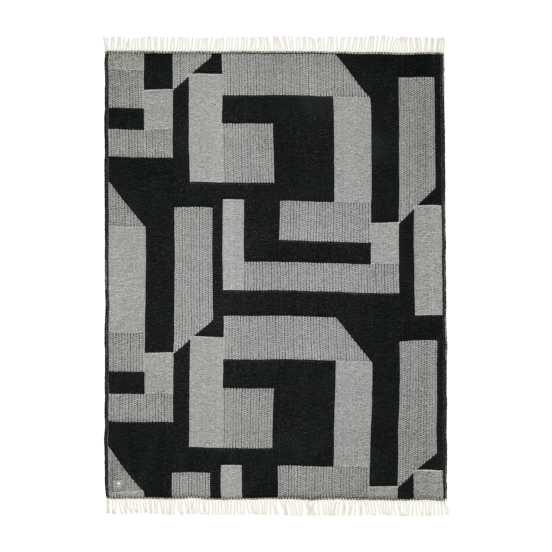 Musterring Plaid Slow Schwarz 140x200cm Musterring Plaid Slow Schwarz 140x200cm