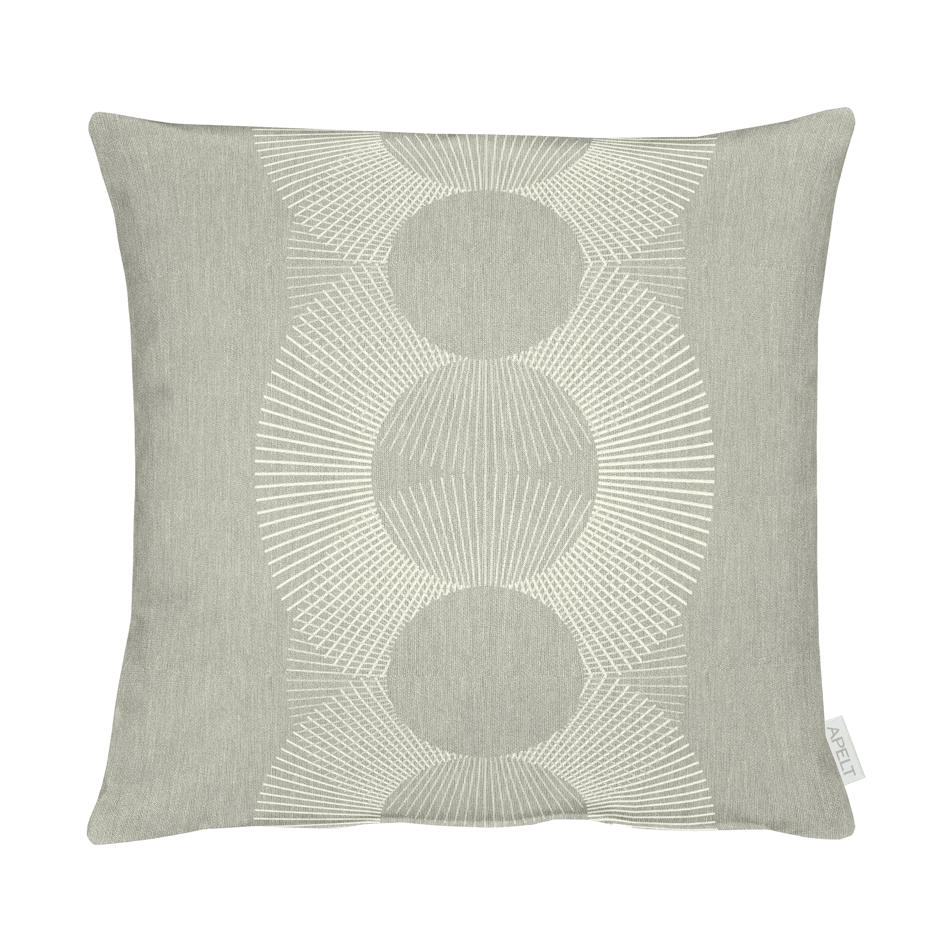 Kissen Kreisen Taupe 48x48cm