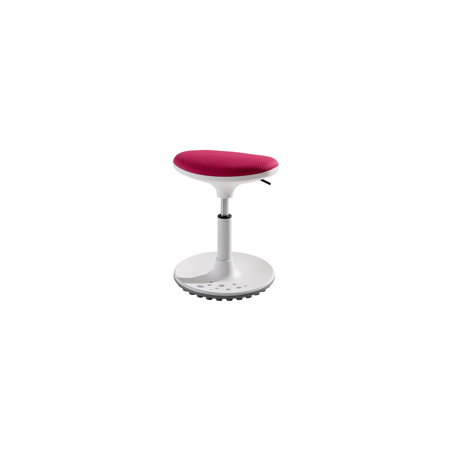 Paidi Kinderhocker Speedy Bezug Brombeere, Gestell Kreideweiß