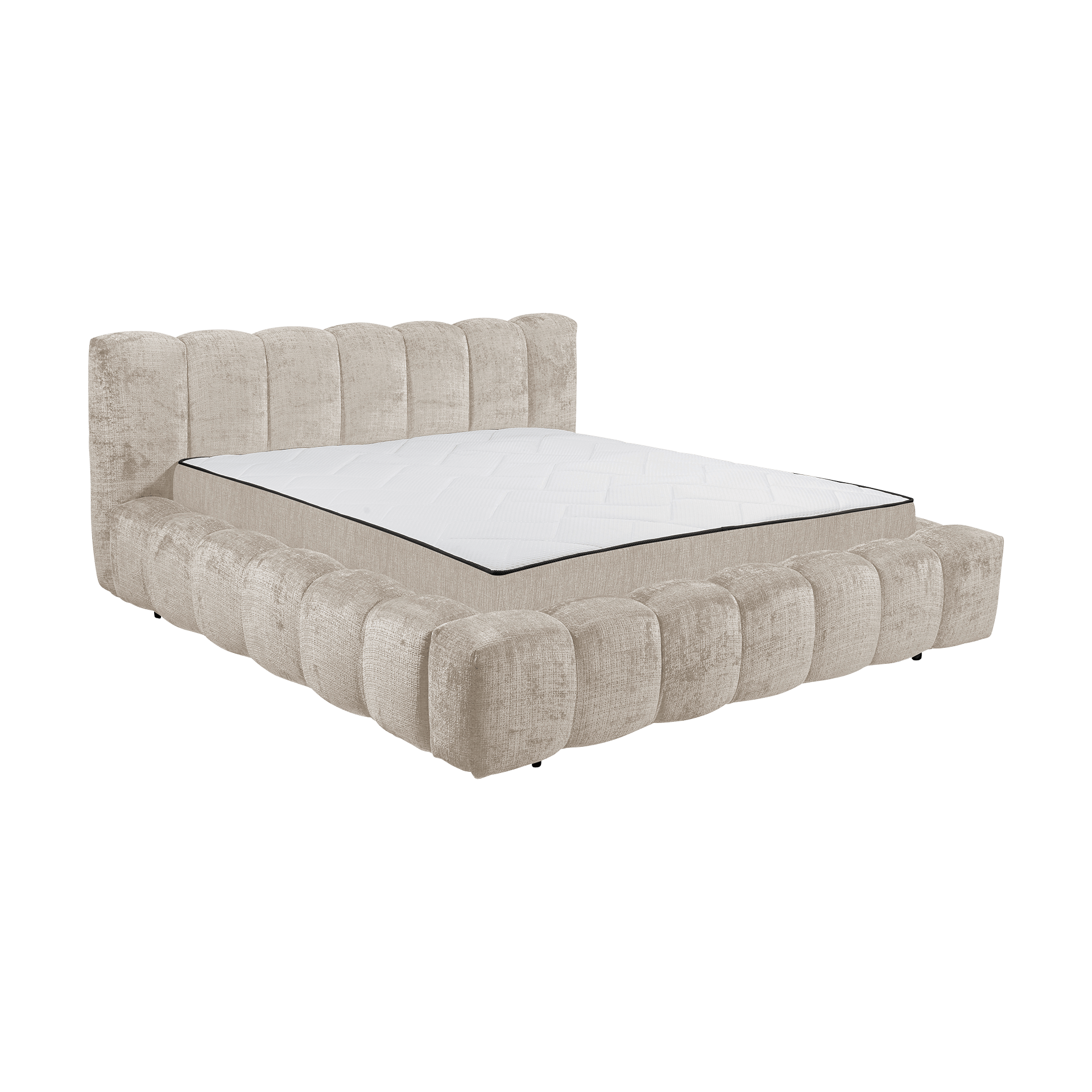 Paul Phillip Polsterbett Baxter Bezug Taupe 180x200 cm Paul Phillip Polsterbett Baxter Bezug Taupe 180x200 cm