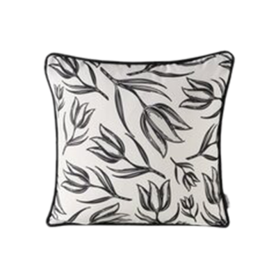 Kissen Carina Weiß-Schwarz cm Kissen Carina Weiß-Schwarz cm