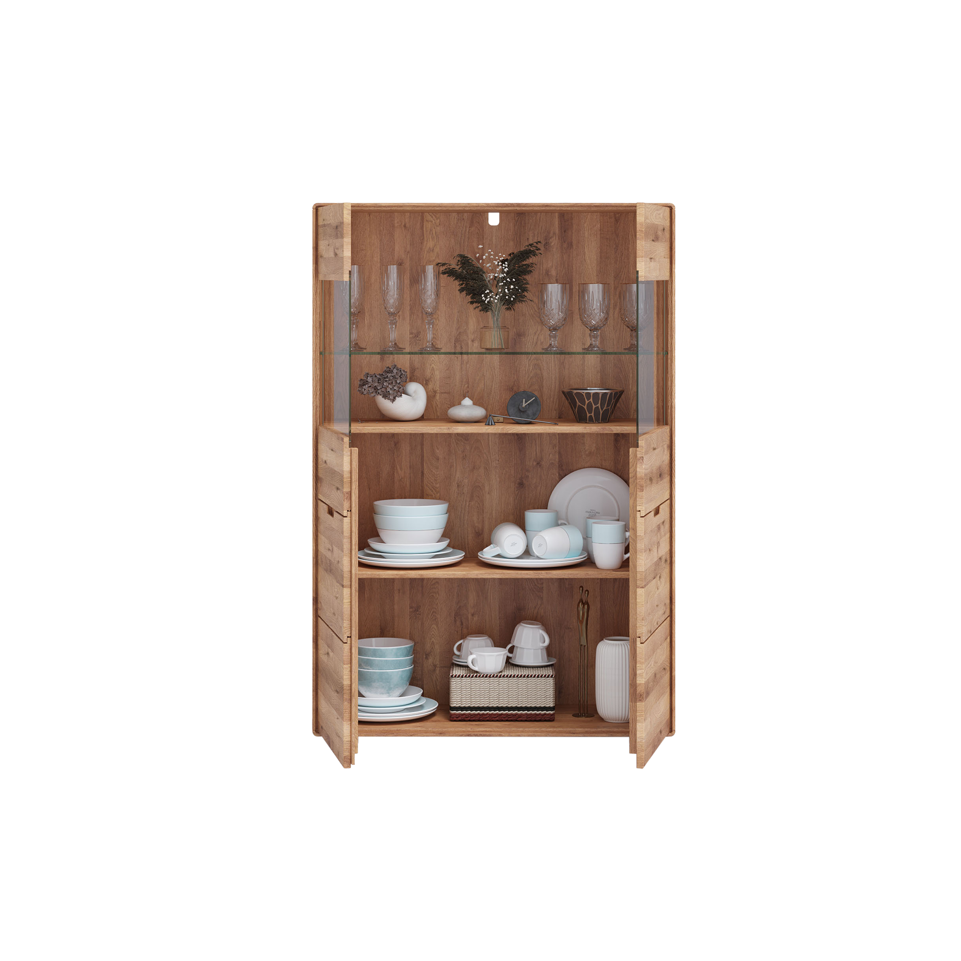 Highboard Newcastle Eichefarben Highboard Newcastle Eichefarben