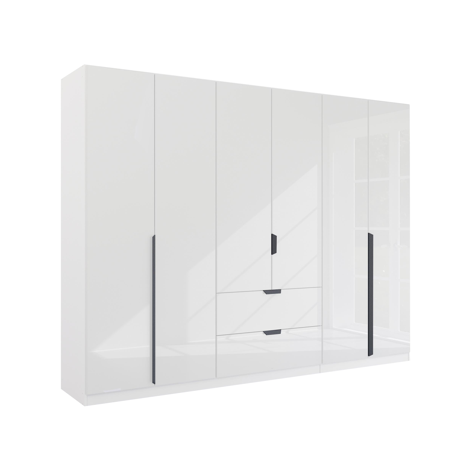 Drehtürenschrank Mood 6-türig Grau 54*271*210 Drehtürenschrank Mood 6-türig Grau 54*271*210