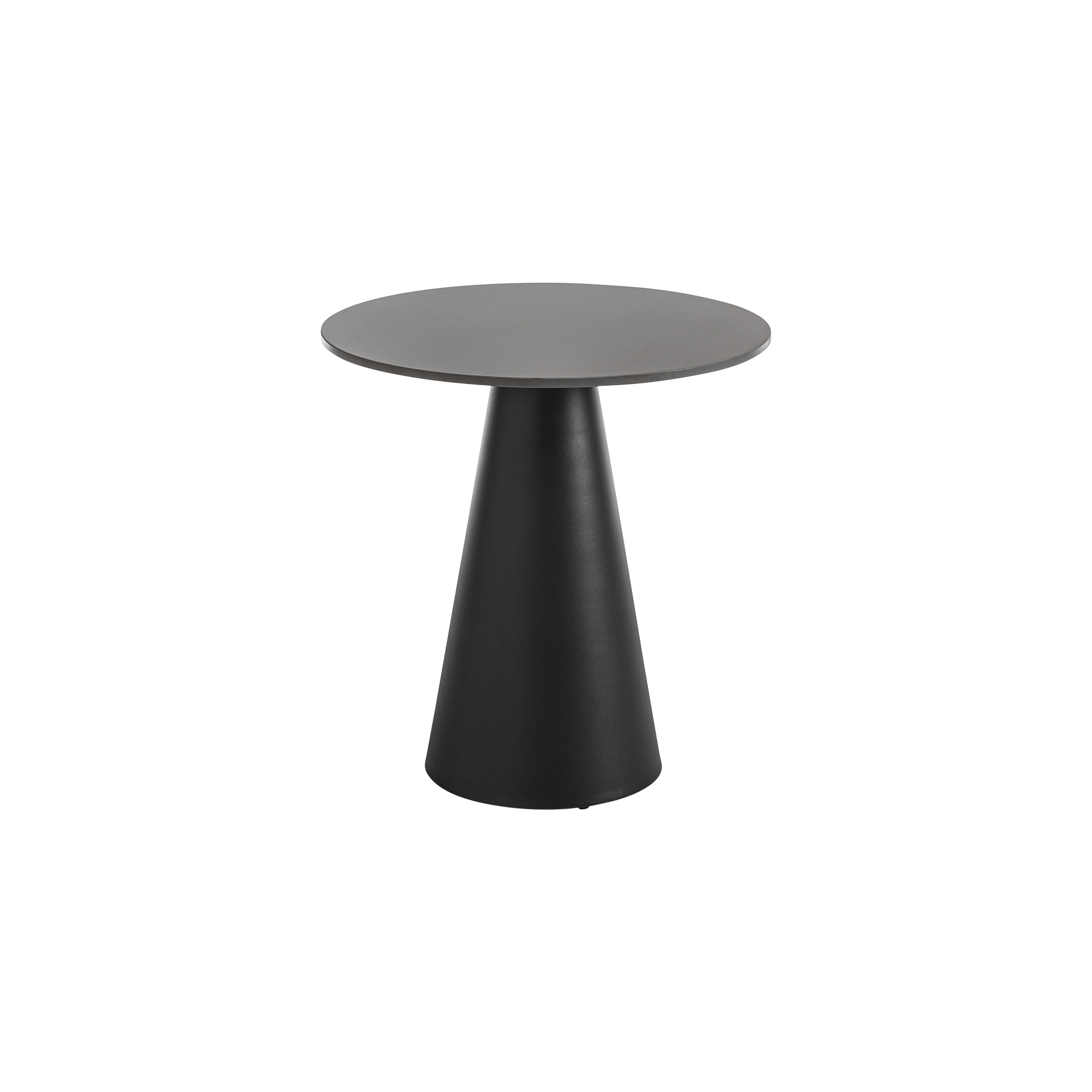 Couchtisch Pelle Tischplatte Schieferfarben Gestell Schwarz 51*54*51