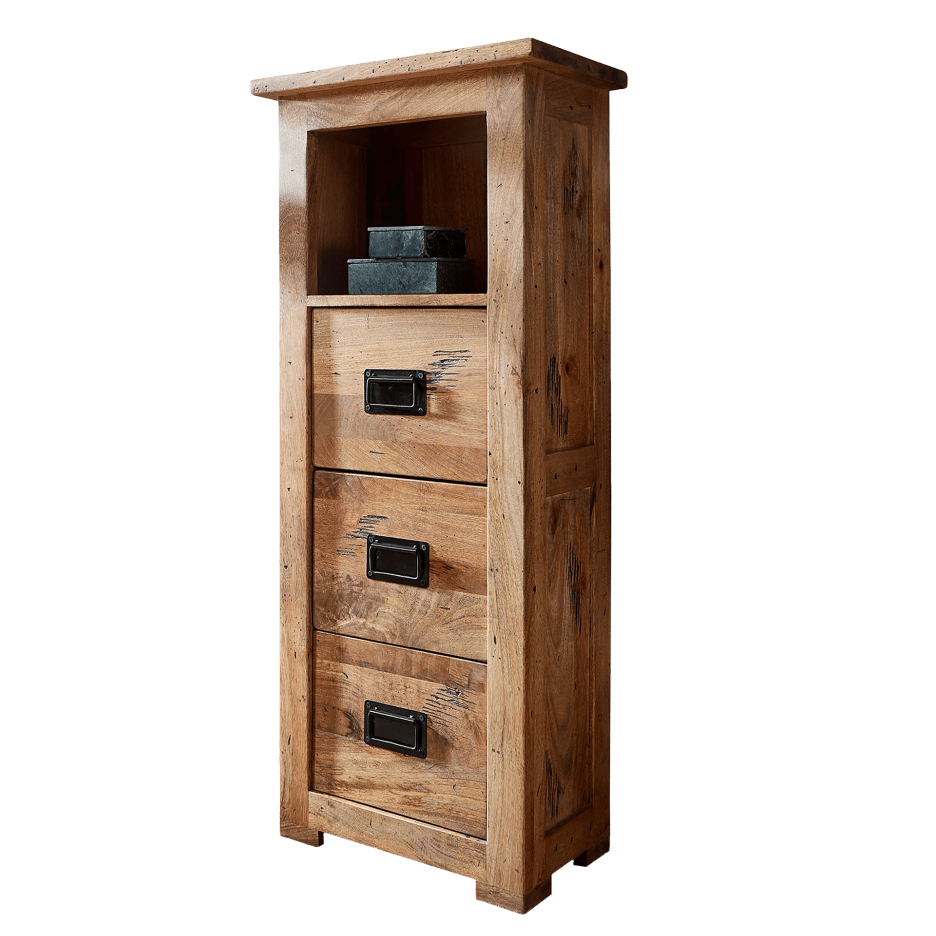 Novofurn Badschrank LENA-N Holzfarben 50*30*120