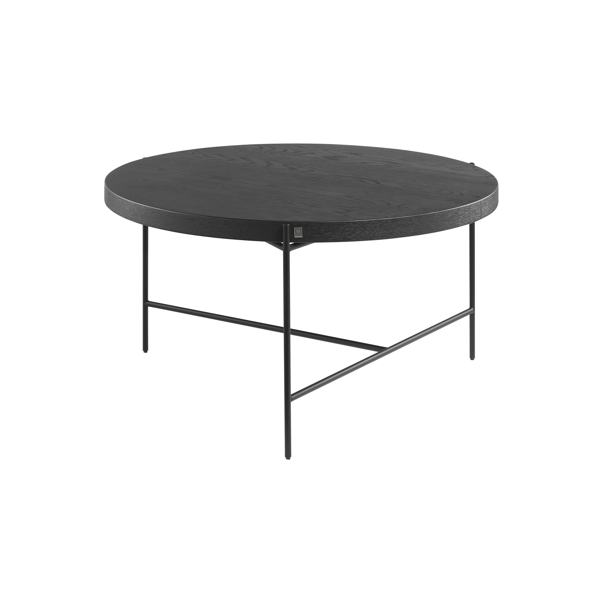 Musterring Couchtisch JustB! M112.1802 Tischplatte Eiche schwarz Gestell Anthrazit matt 83*83*43