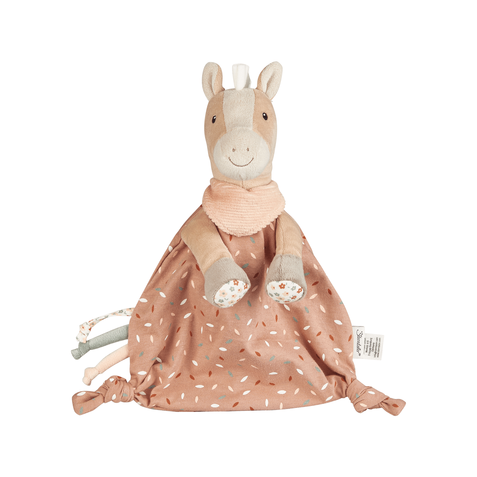 Schmusetuch-/Schnuffeltuch Sunny aprikose