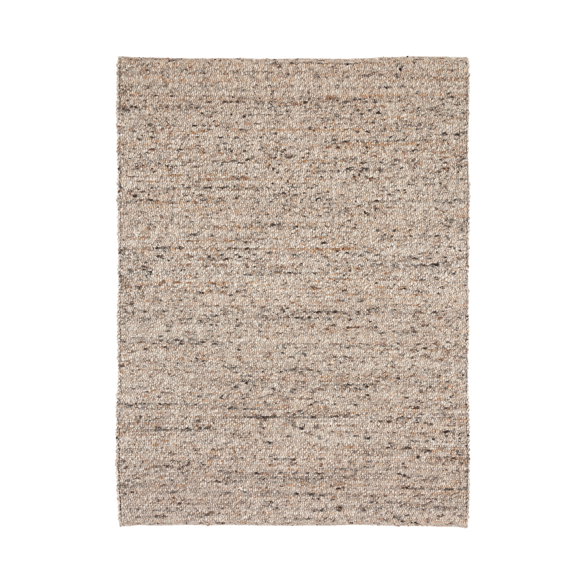 Teppich Tricort Black 250x250 Hellbraun-Beige