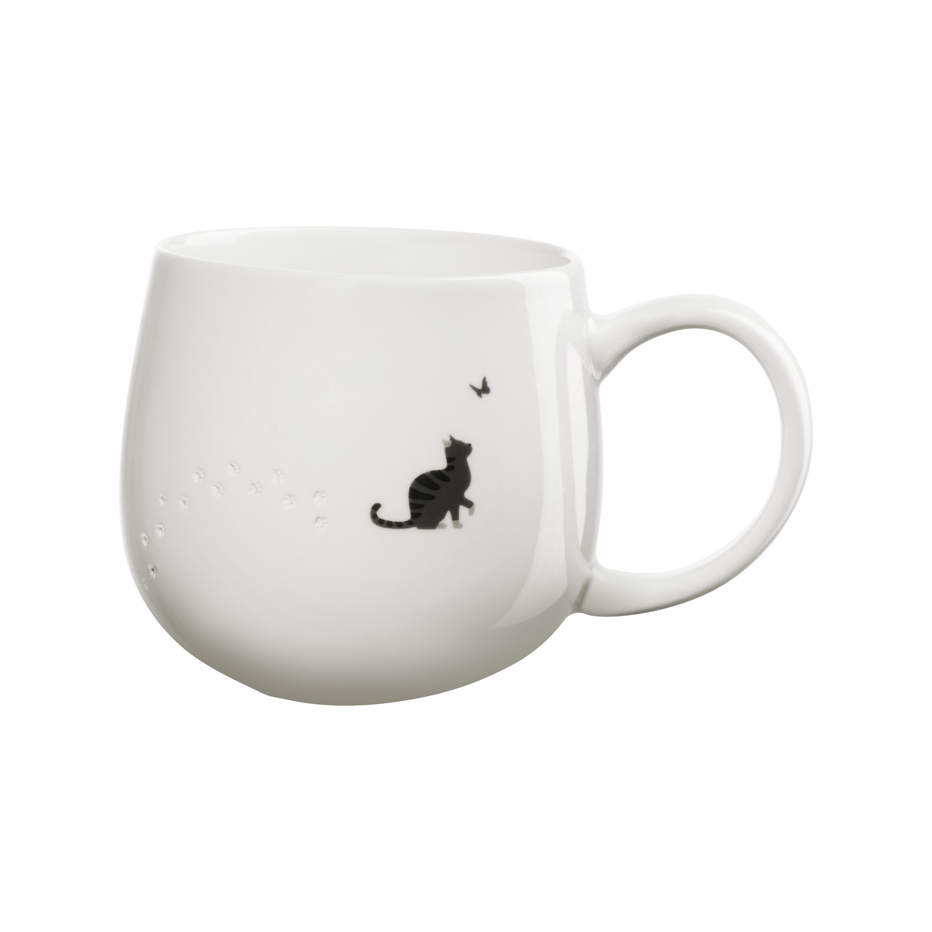 Kaffeebecher Magu Weiss glänzend Kaffeebecher Magu Weiss glänzend