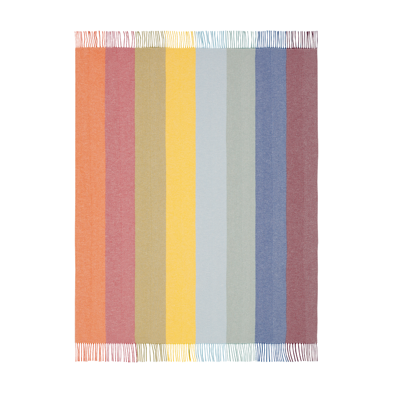 Biederlack Plaid Colour lines Multicolor 130x170cm Biederlack Plaid Colour lines Multicolor 130x170cm