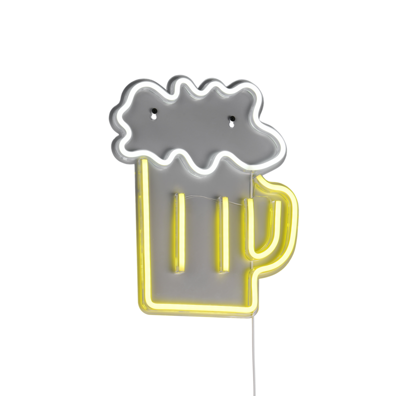 Wandleuchte Beer Transparent Klar