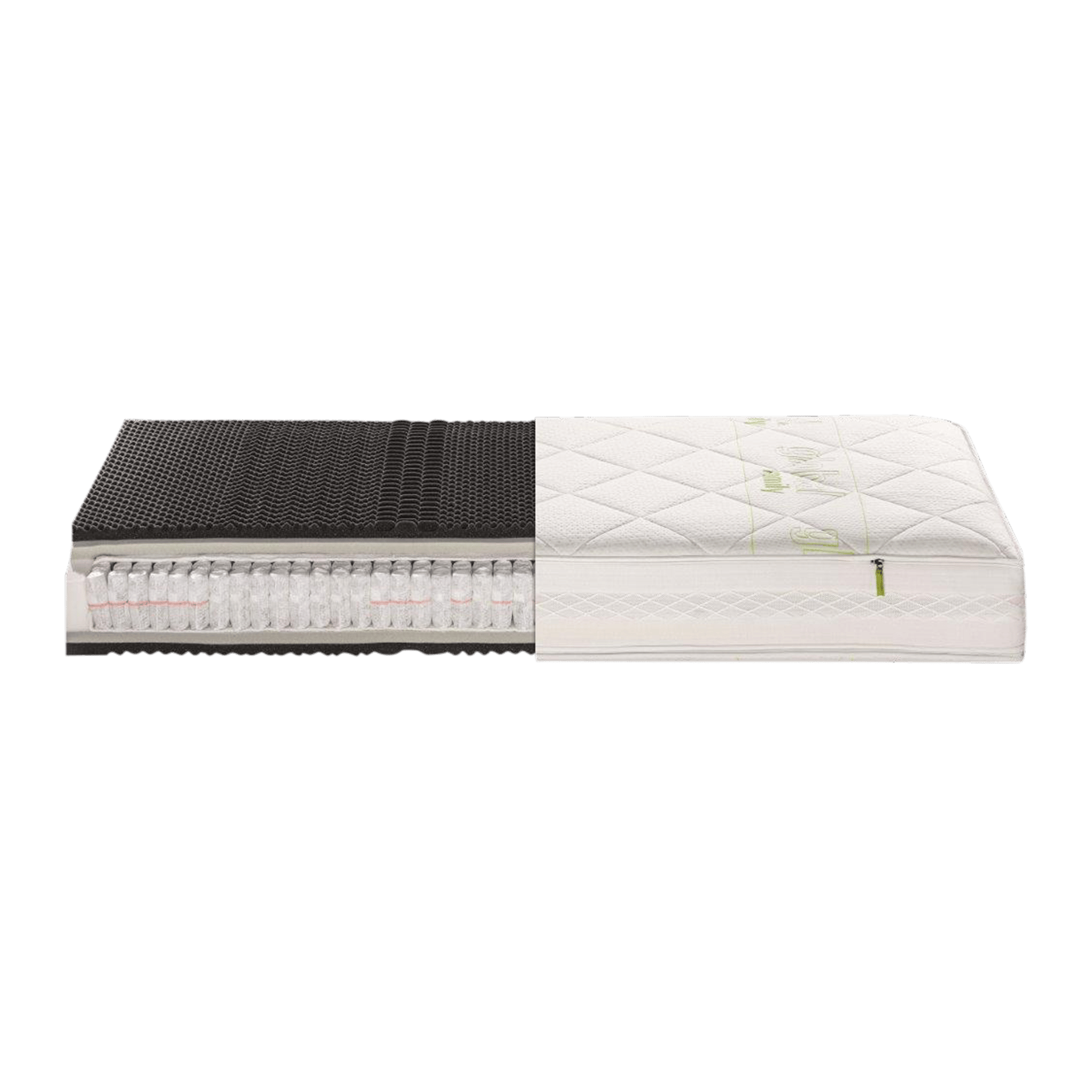 Global wohnen Taschenfederkernmatratze Goodnight 600 TF 90x200 cm Bezug WeißMedium
