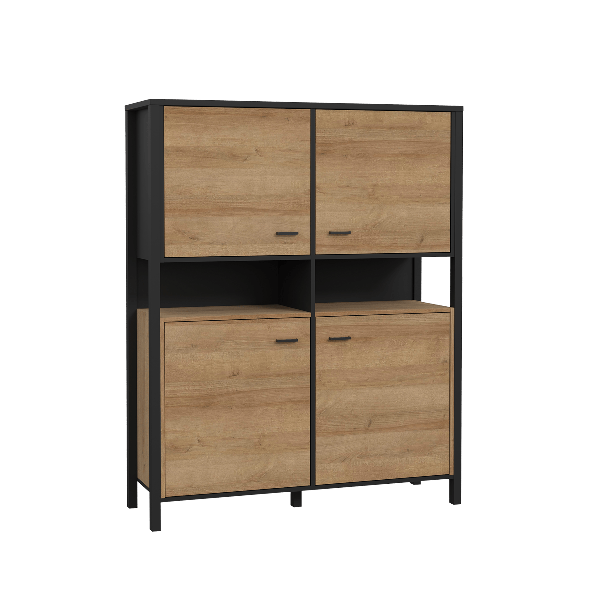 Highboard High Rock Eichefarben 40.2*121.3*152.3
