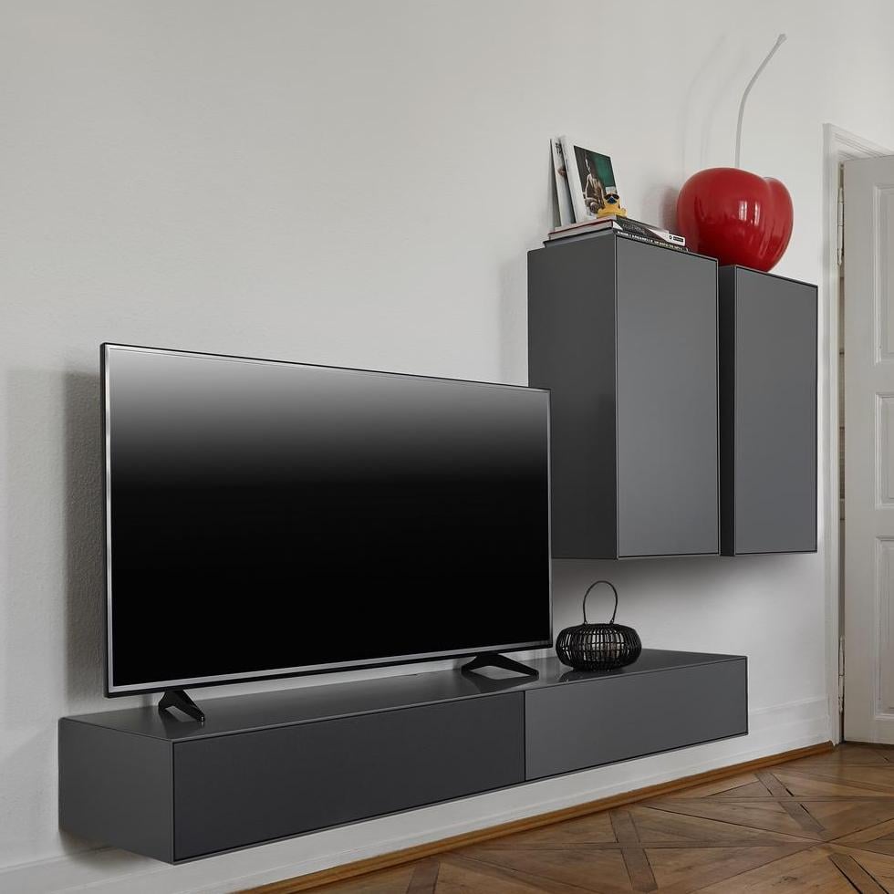 Raumfreunde Wohnwand Edge Grau