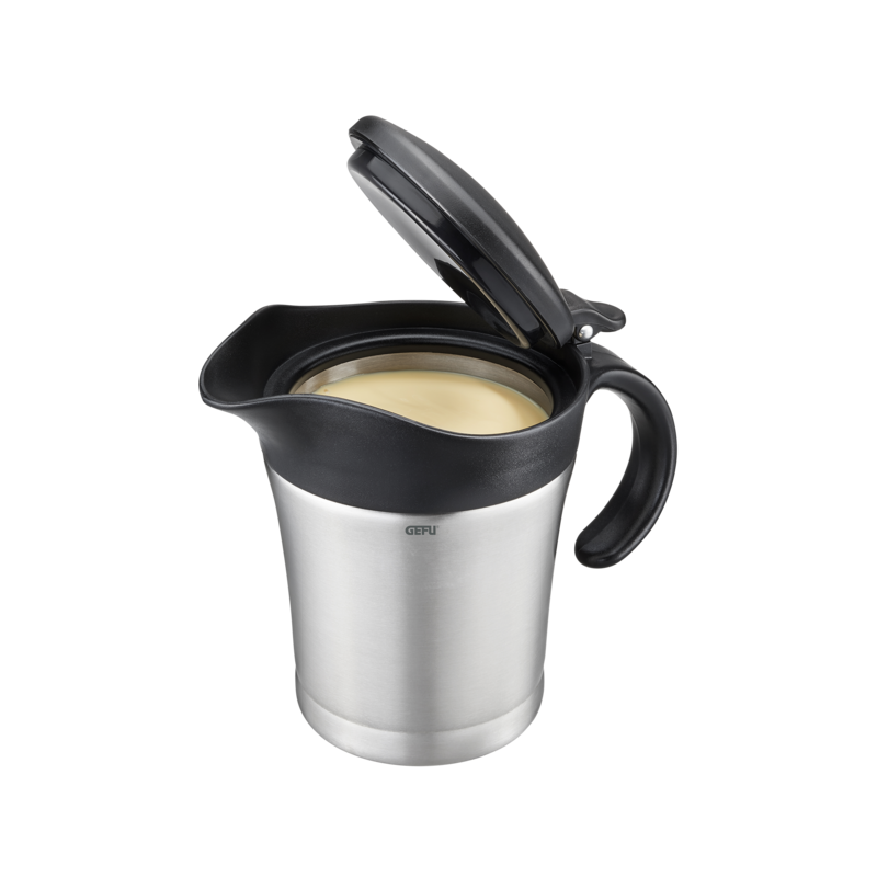Gefu Thermo-Sauciere Treat Schwarz-Silber