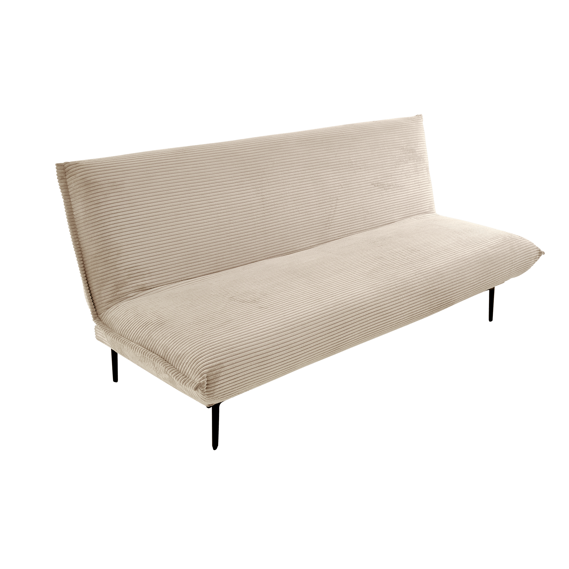 Schlafsofa Clark Fuß Schwarz Bezug Beige Schlafsofa Clark Fuß Schwarz Bezug Beige