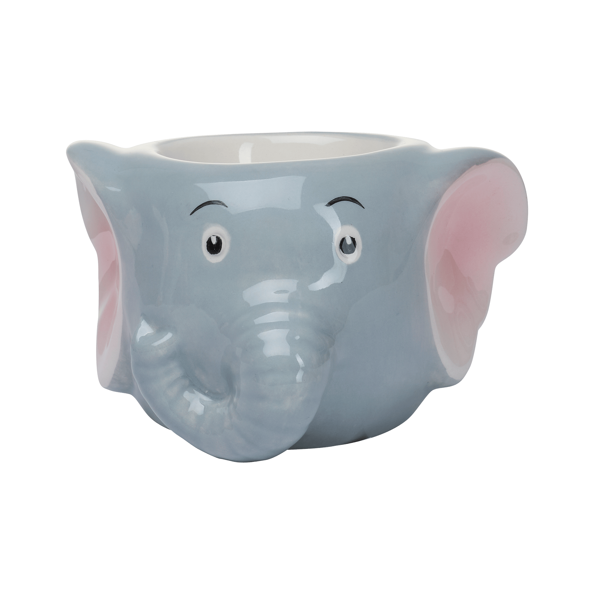 Eierbecher Tiere Grau-Rosa Eierbecher Tiere Grau-Rosa