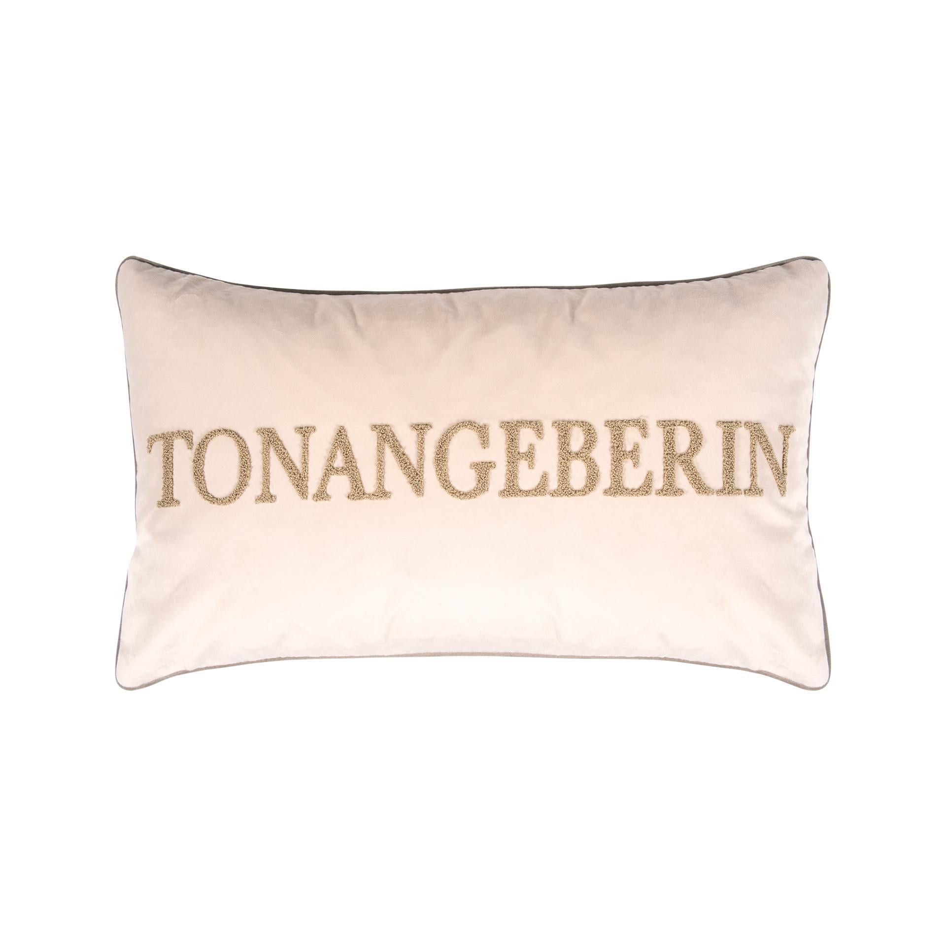 Kissenhülle Tonangeberin Sand cm