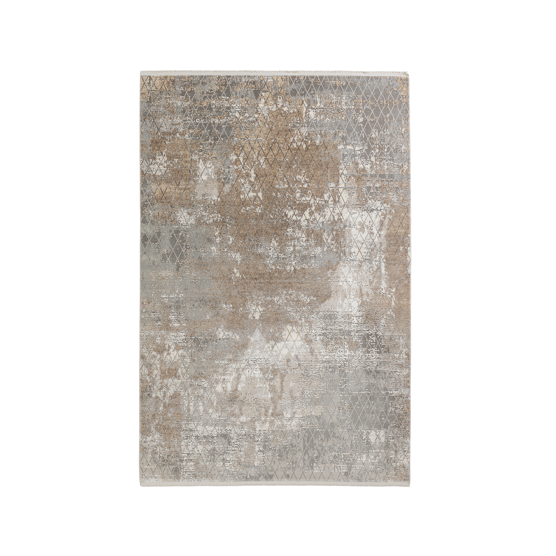 SCHÖNER WOHNEN-Kollektion Teppich Vision 133x190cm Rauten Beige