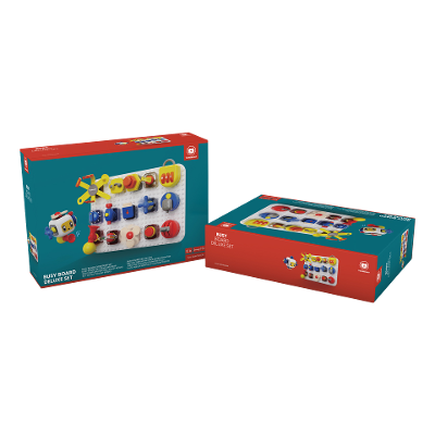 Lernspiel busy Board entdecker Set Mehrfarbig